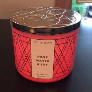 White Barn - Rose Water & Ivy - Three Wick Candle